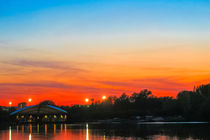 Sunset at Whitlingham Lake, Norwich, U.K  von Vincent J. Newman