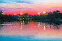 Sunset at Whitlingham Lake, Norwich, U.K  by Vincent J. Newman