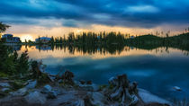 Mountain lake Strbske Pleso in Slovakia by Tomas Gregor