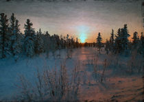 Winter sunset by sonnengott