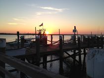 Cedar Key sunset by June Buttrick