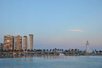 Sunset in the dockland by Azzurra Di Pietro