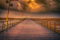 Sankt Peter-Ording vor dem Sturm by Günter Schmälzle