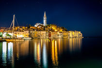 Rovinj Old Town At Night von Lev Kaytsner