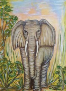Krafttier Elefant by Marija Di Matteo