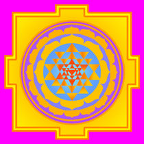 Sri Yantra Sunny von regalrebeldesigns