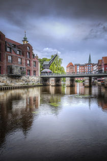 lüneburg im regen von Manfred Hartmann