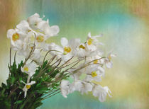 Bouquet Of White Flowers by Elena Oglezneva