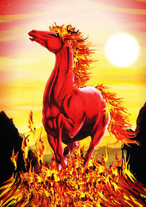 Fire Horse von bluedarkart-lem