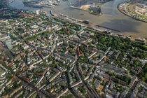 Hamburg von Oben - Ottensen & Dockland von photobiahamburg