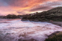 Caswell Bay sunset von Leighton Collins