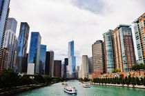 Chicago and Michigan lake by Anna Zamorska