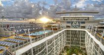 Oasis Sunrise - Oasis of the Seas, Caribbean by John Lechner