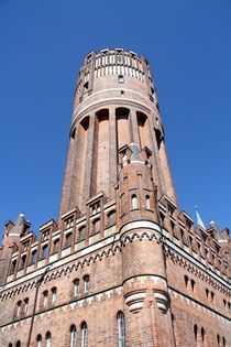Ganz nah: Der Lüneburger Wasserturm; 16.11.2017 von Anja  Bagunk