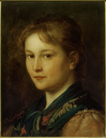 F.v.Defregger, Mädchenkopf (Sabine) von klassik art