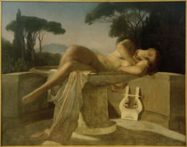 P.Delaroche, Junges Mädchen in einem Wasserbecken by klassik art