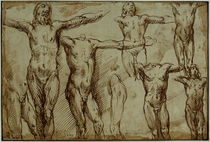 A.Casolani zugeschr., Gekreuzigter Christus (Skizze) von klassik art