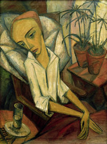 D.Maetzel-Johannsen, The Sick Girl /1919 by klassik art
