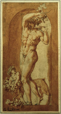 R.Fiorentino, Junger Bacchus in einer Nische von klassik art