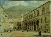 J.Alt, Platz in Ragusa (Dubrovnik) von klassik art
