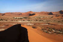 Sand dune beside Deadvlei, near Sossusvlei, Namib-Naukluft N... by Danita Delimont