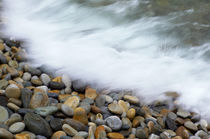 Waves breaking onto pebbles, Tsitsikamma National Park, West... von Danita Delimont