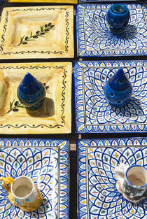 Pottery for sale, Tabarka, Tunisia, North Africa von Danita Delimont