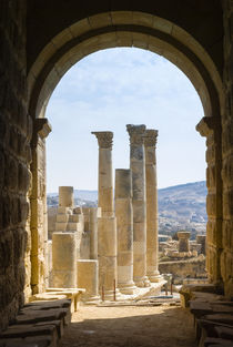 Temple of Zeus, Jerash, Jordan by Danita Delimont