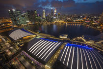 Downtown overview at night. Credit as: Jim Zuckerman / Jayne... by Danita Delimont