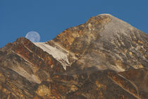 Jasper National Park, Pyramid Peak Setting Moon by Danita Delimont