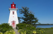 Canada, Prince Edward Island, Victoria, beautiful old Lighth... by Danita Delimont