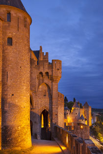 Medieval town of Carcassonne, Languedoc-Roussillon, France von Danita Delimont