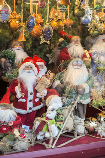 Christmas decorations at Christmas Market, Nuremberg, Germany by Danita Delimont