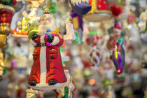 Traditional glass ornaments at Christmas Market, Bamberg, Germany von Danita Delimont