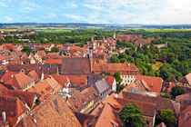 Rothenburg ob der Tauber, Bavaria, Germany, A view over the ... by Danita Delimont
