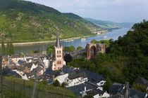 View over Bacharach, Rhine Valley, Germany by Danita Delimont