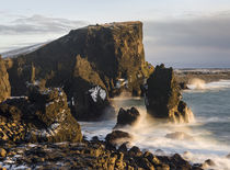 North Atllantic coast at Reykjanesviti, Iceland by Danita Delimont