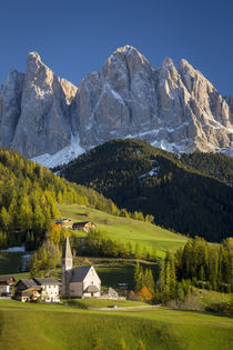 Autumn afternoon over Val di Funes, Santa Maddalena and the ... by Danita Delimont
