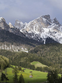 Rosengarten or catinaccio mountains in the dolomites, Italy by Danita Delimont