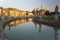 Statues and Basilica di Santa Giustina, Padova, Italy by Danita Delimont