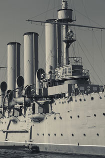 Russia, Saint Petersburg, Petrograd, Cruiser Aurora, fired t... von Danita Delimont