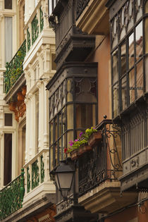 Spain, Asturias Region, Asturias Province, Oviedo, town architecture von Danita Delimont