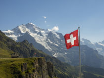 Switzerland, Bern Canton, Mannlichen, the Jungfrau von Danita Delimont