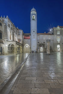 Stradun and Bell Tower at Dawn by Danita Delimont