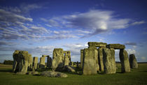 Sunset over Stonehenge, Wiltshire, England by Danita Delimont