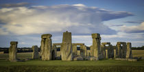 Sunset over Stonehenge, Wiltshire, England by Danita Delimont