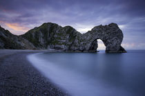 Colorful sky at dawn over Durdle Door along the Jurassic Coa... von Danita Delimont