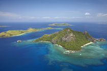 Monu Island, Mamanuca Islands, Fiji, South Pacific, aerial by Danita Delimont