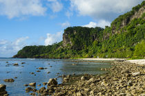 Pretty bay and turquoise water in Tau Island, Manuas, Americ... von Danita Delimont