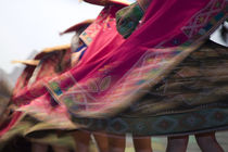 Swirling skirts of dancers, Cuzco, Peru, South America von Danita Delimont